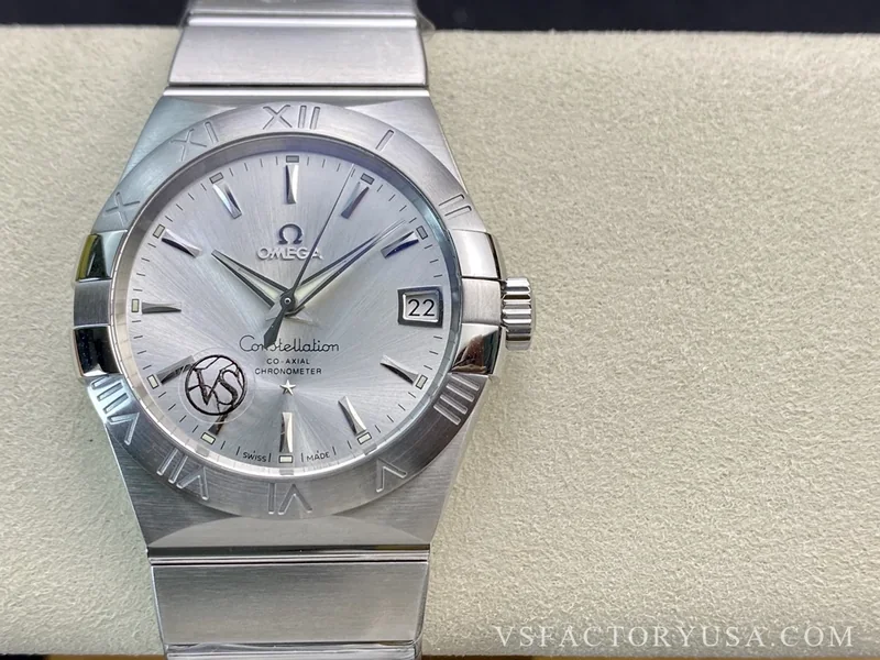 Omega Constellation 38mm Steel Silver Dial 1:1 Super Clone