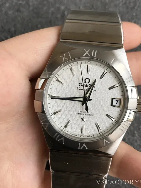 Omega Constellation Co-Axial 38mm Silver Super Clone | VS Factory