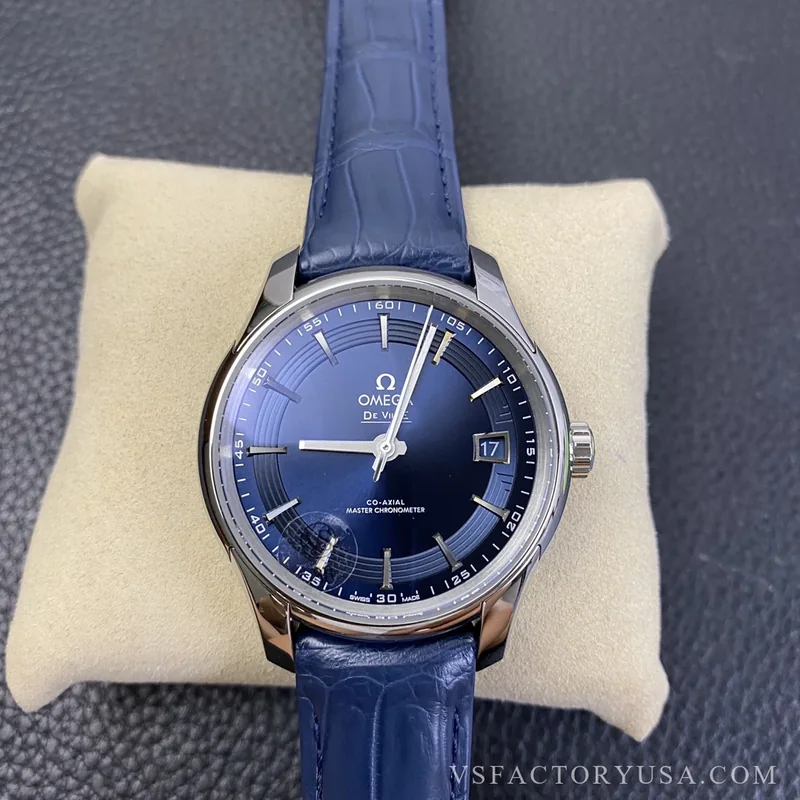 Omega De Ville Hour Vision 41mm Blue Dial 1:1 Super Clone