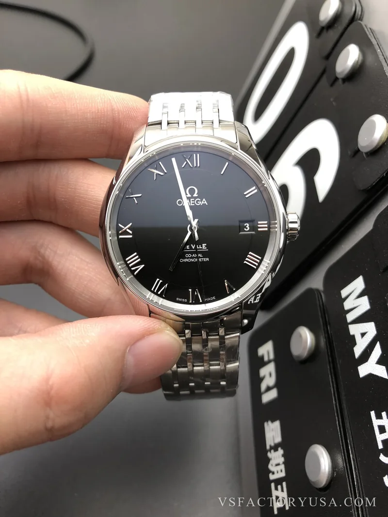 Omega De Ville Prestige 39.5mm Black Dial 1:1 Super Clone