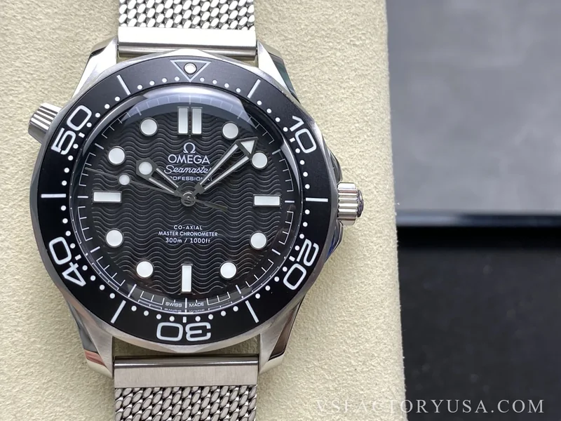 Omega Seamaster Diver 300M 42mm No Time To Die 007 Edition Titanium Mesh Bracelet 1:1 Super Clone