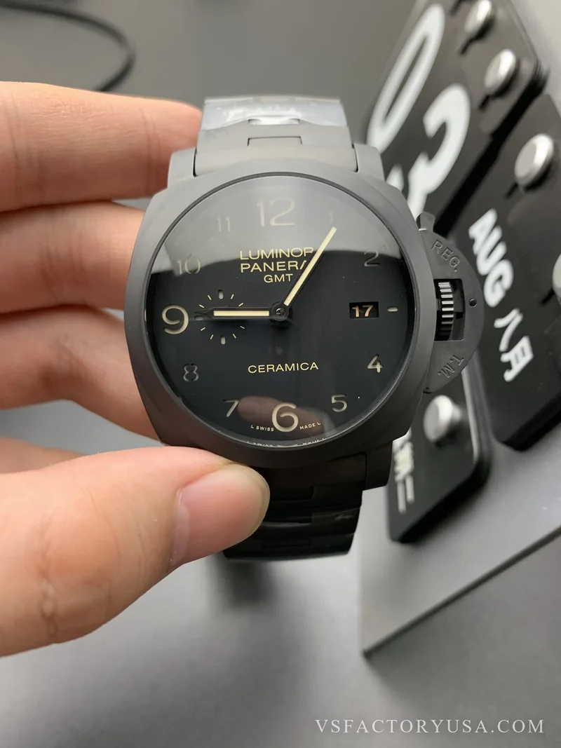 Panerai Luminor 1950 Tuttonero GMT 44mm PAM00438 1:1 Super Clone
