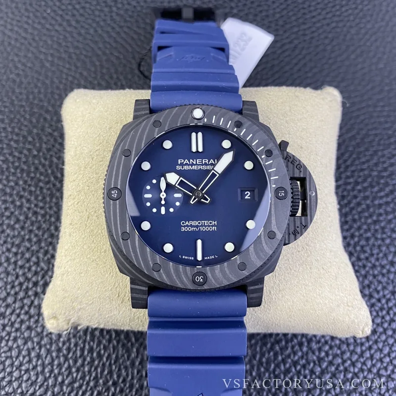 Panerai Submersible Carbotech 44mm Blue Dial 1:1 Super Clone