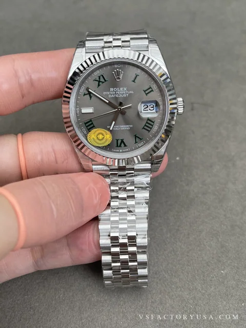 Rolex Datejust 41 White Roman Dial Jubilee Super Clone | VS Factory