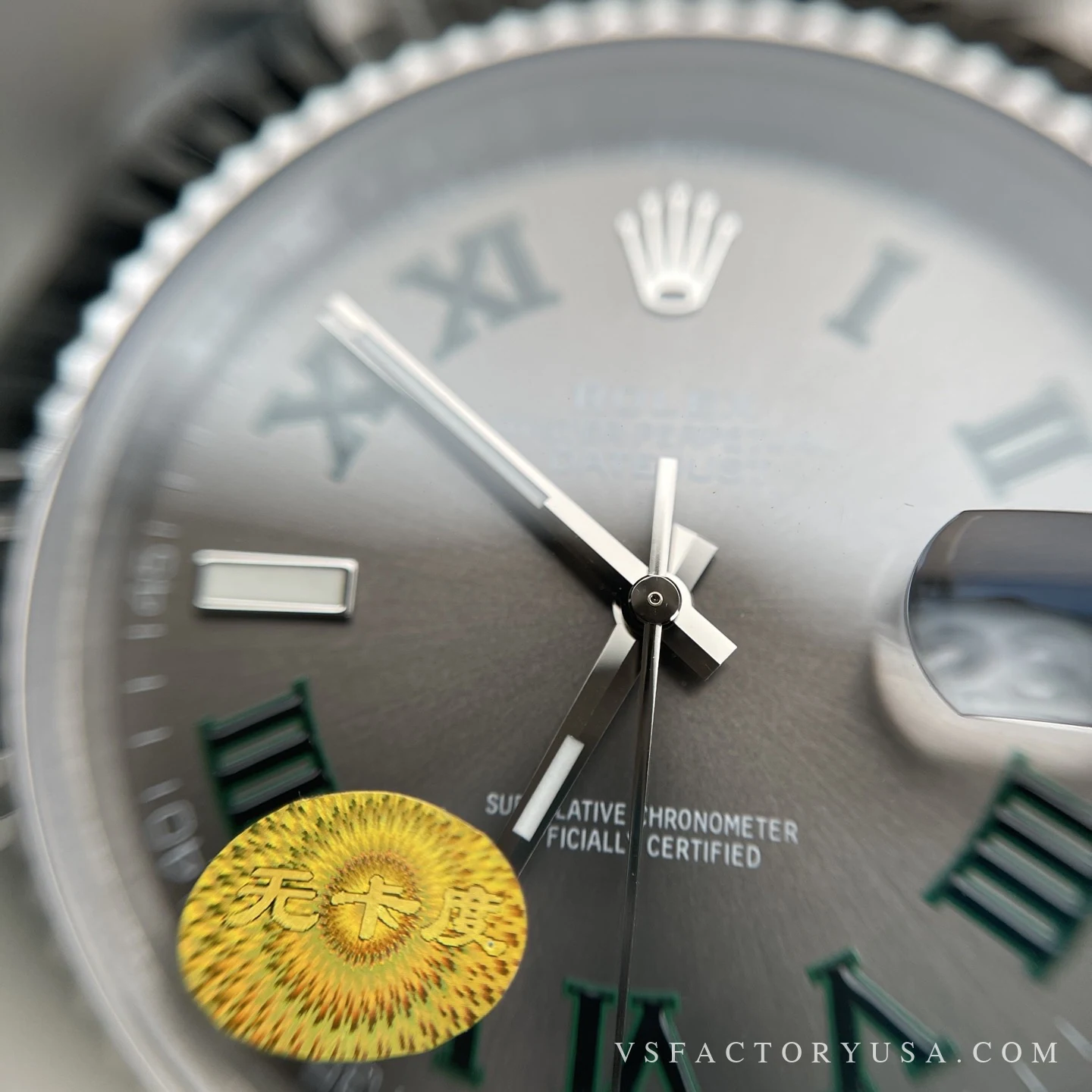 Rolex Datejust 41 White Roman Dial Jubilee Super Clone | VS Factory — photograph 8