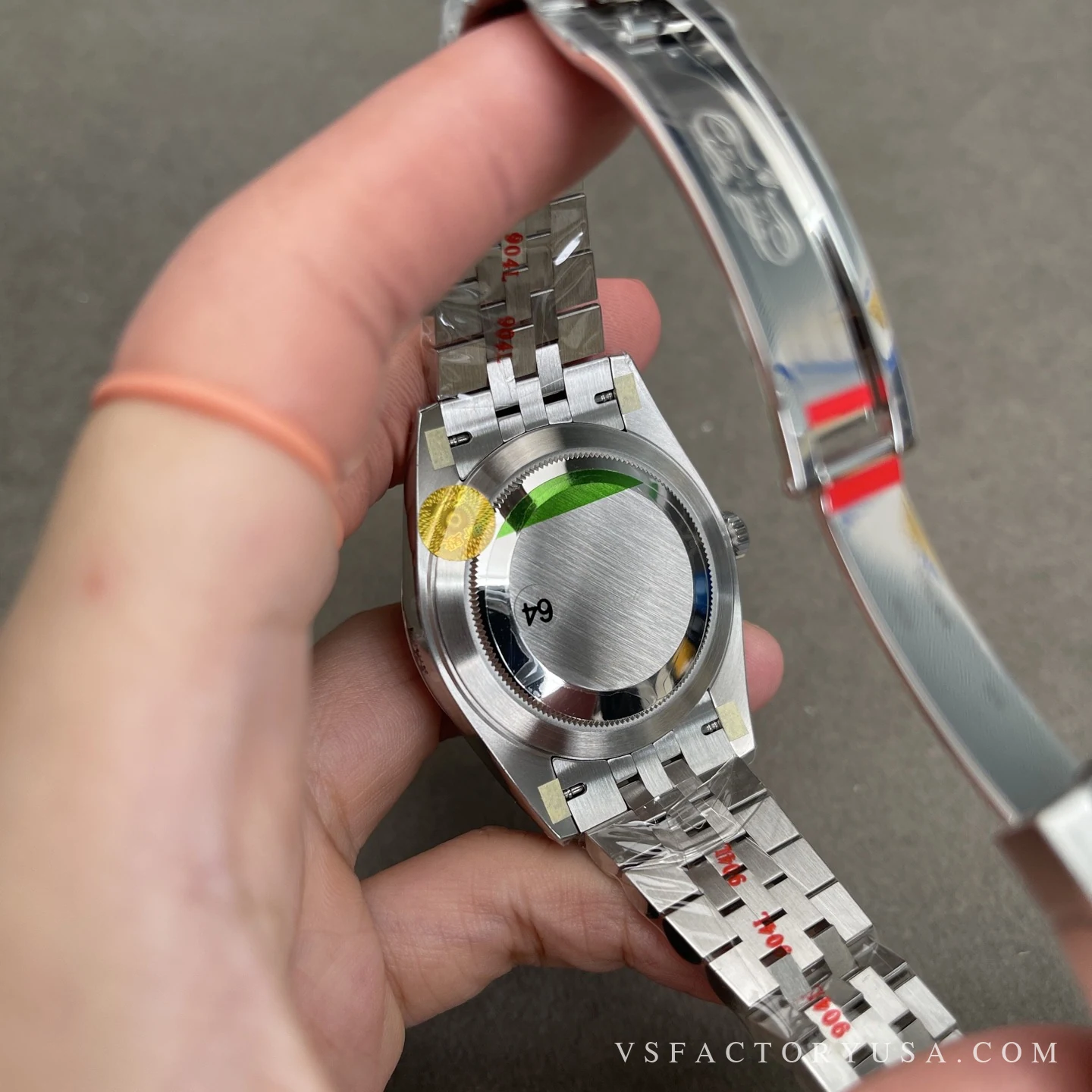 Rolex Datejust 41 White Roman Dial Jubilee Super Clone | VS Factory — photograph 9