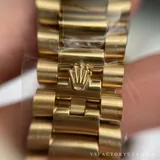 Rolex Day-Date 40 Yellow Gold Green Roman Super Clone | VS Factory — photograph 8