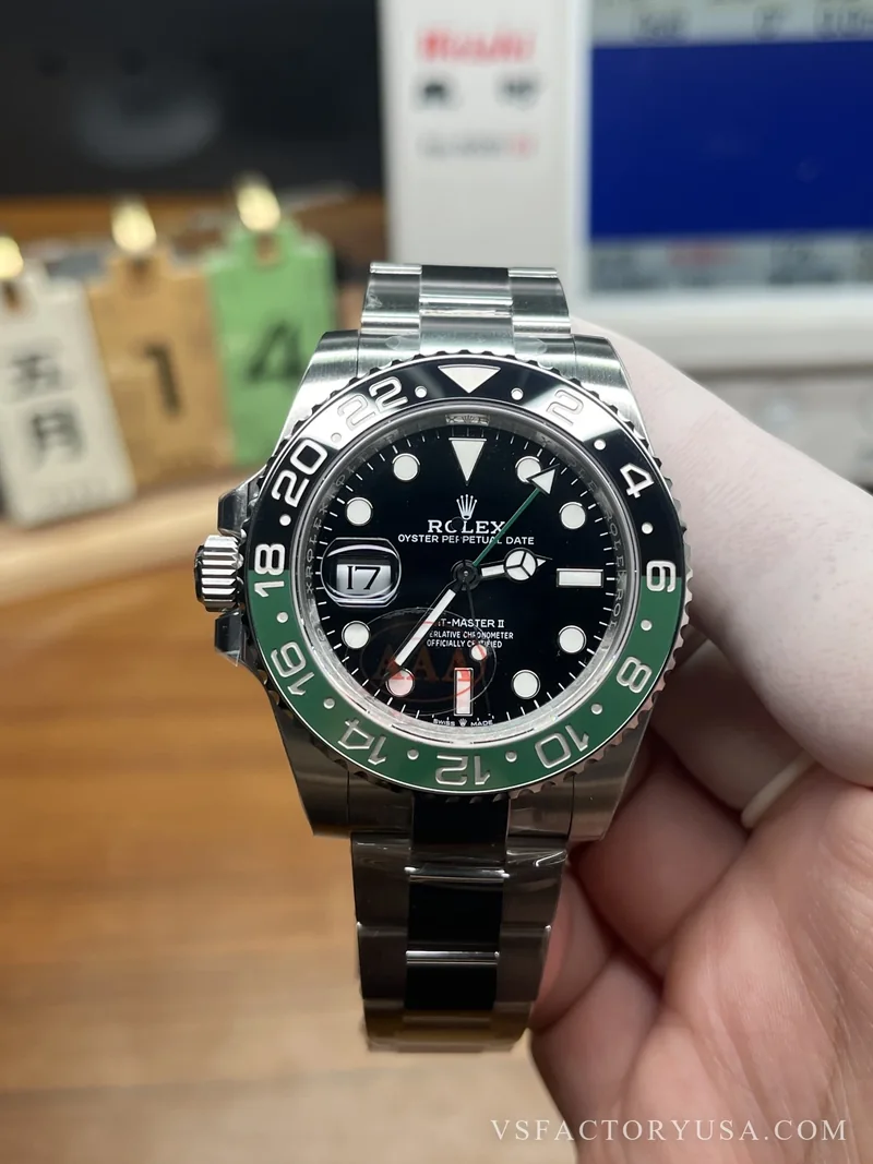 Rolex GMT-Master II Sprite Left-Handed Black/Green Oyster Bracelet 1:1 Super Clone