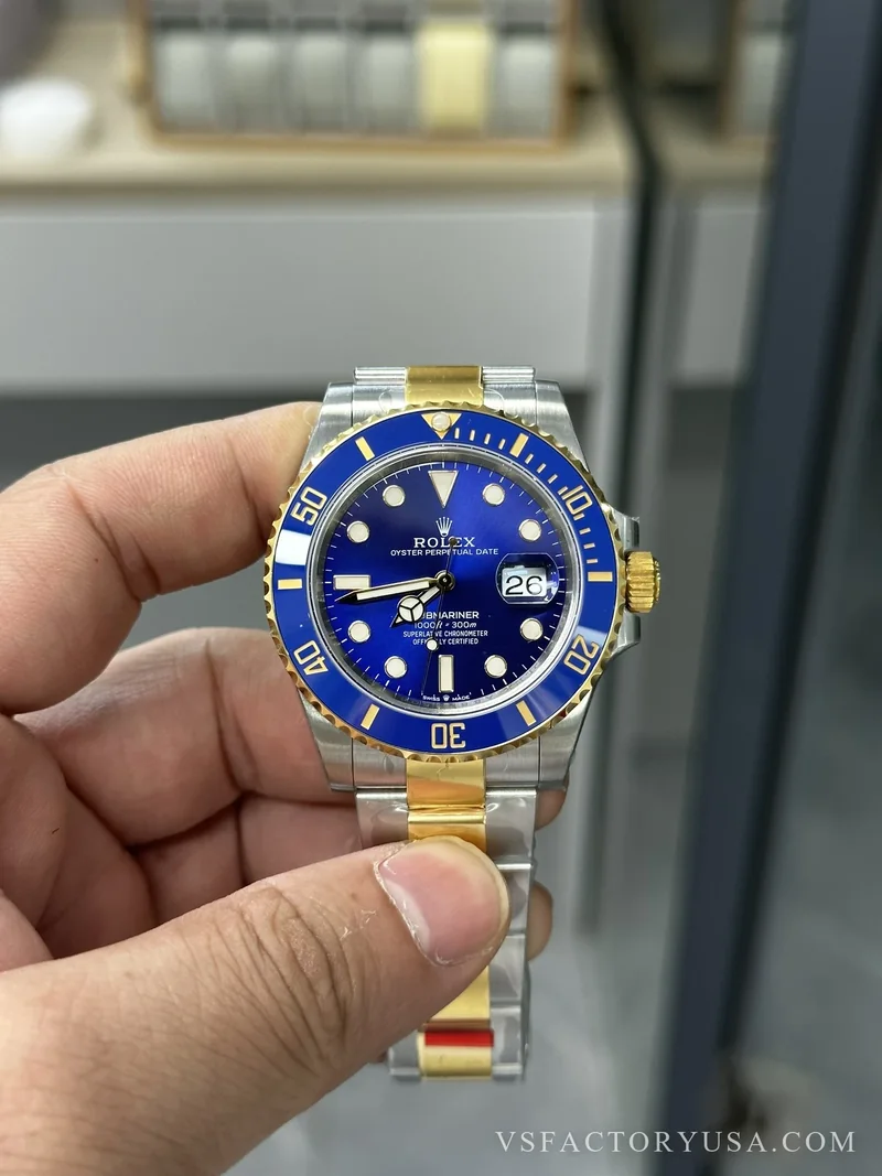Rolex Submariner 41mm Two-Tone Bluesy 1:1 Super Clone