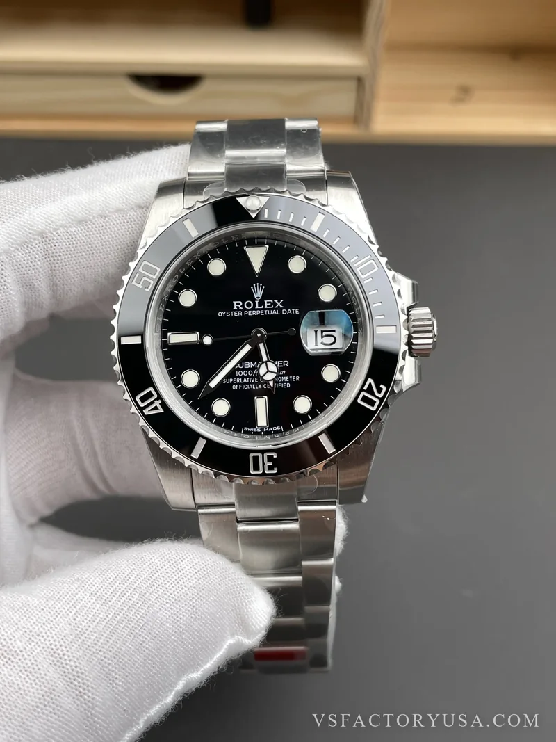 Rolex Submariner Date Black Submariner 40mm 1:1 Super Clone
