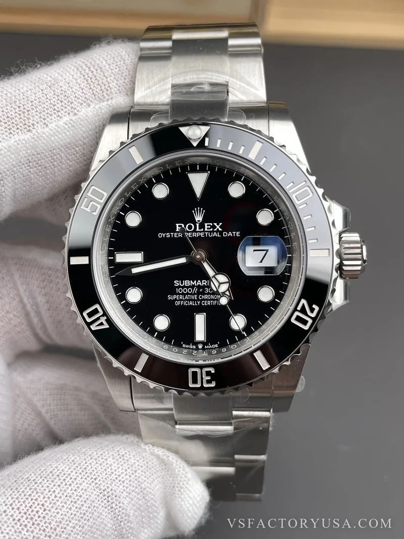 Rolex Submariner Date Black Submariner 41mm 1:1 Super Clone
