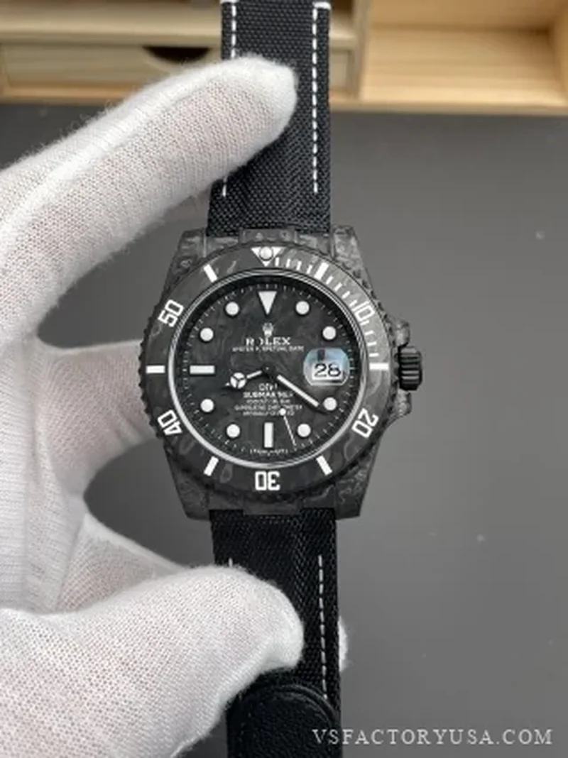 Rolex Submariner Date DiW Carbon Stealth Forged Carbon Fiber (Custom Edition) 1:1 Super Clone